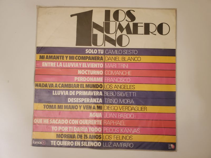 Various Artists Los Numero Uno vinyl record